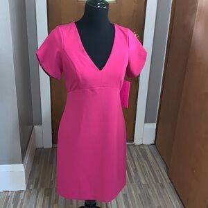Betsey Johnson Vibrant Pink Mini Dress